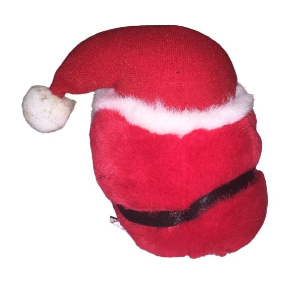 SWIBCO 5" Round Santa Plush - Holiday Toy Stocking Stuffer - Picture 3 of 8